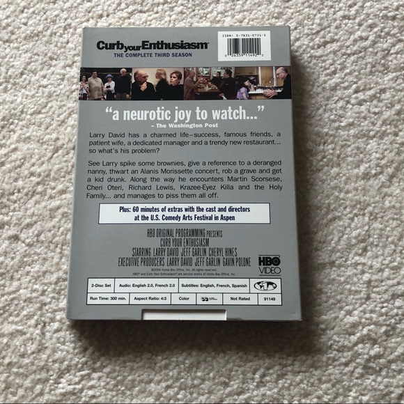 Curb Your Enthusiasm Season 3 DVD - Picture 2 of 2